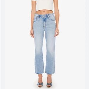 MOTHER Superior The Scooter Ankle in Don't Be A Square size 31 FLAW